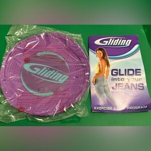 Gliding discs with workout manual